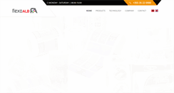 Desktop Screenshot of flexoalb.com